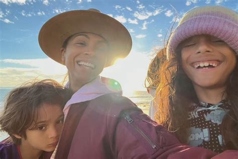 zoe saldana kinder|Zoe Saldaña: All About Her Three Sons, Cy, Bowie and Zen